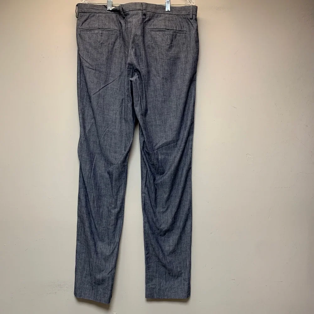 J.Crew Trousers Mens 34x31 Blue Excellent Cone Denim Cotton Chambray Pants